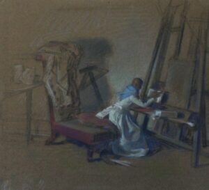 Jehan Daly – Lay Figure at an Easel (RGW. No.18/10)