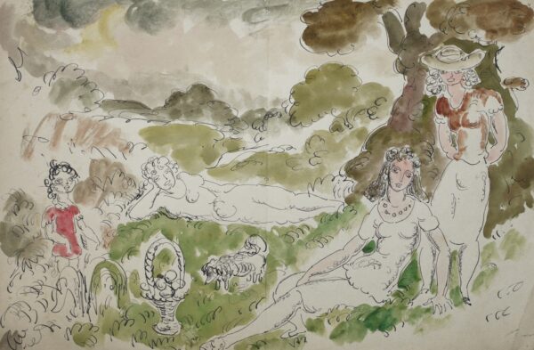 Harold Hope Read – Collection of Watercolours and Drawings (4)