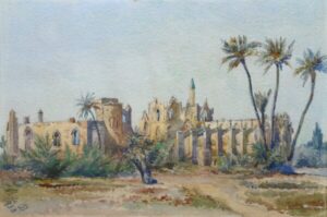 B de B (Bunsen 1938-9) – Famagusta Cyprus – Watercolours (3)