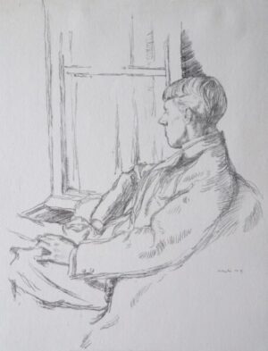 Sir William Rothenstein – Portrait of Aubrey Vincent Beardsley