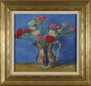 Carolyn Sergeant – Carnations in a Victorian Jug