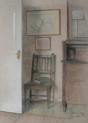 Jehan Daly – Interior with Book on Chair