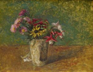 Carolyn Sergeant – Flowers in a Welsh Mug