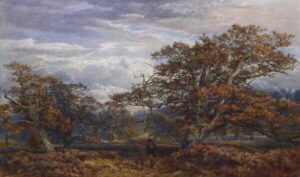 Frederick Mercer – Evening in Packington Park Warwickshire