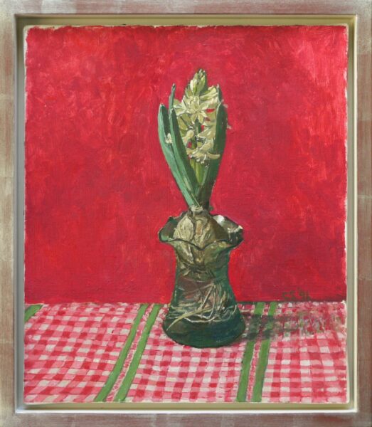 Carolyn Sergeant – Hyacinth in a Glass Vase