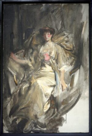 Sir James Jebusa Shannon R.A. – Portrait Study of Mrs. Stuart Clarke