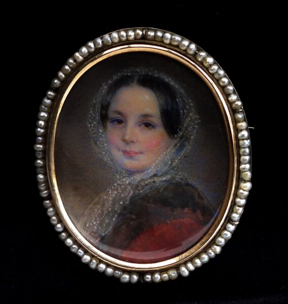 George Richmond – Portrait of Julia Richmond (née Tatham 1811-1881)