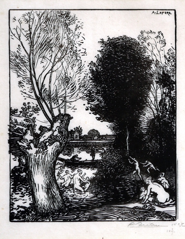 Auguste Louis Lepère – Soir d’été (Summer Evening) c1910