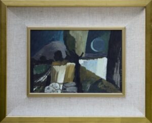 Reginald James Lloyd – Mythological Landscape with Crescent Moon