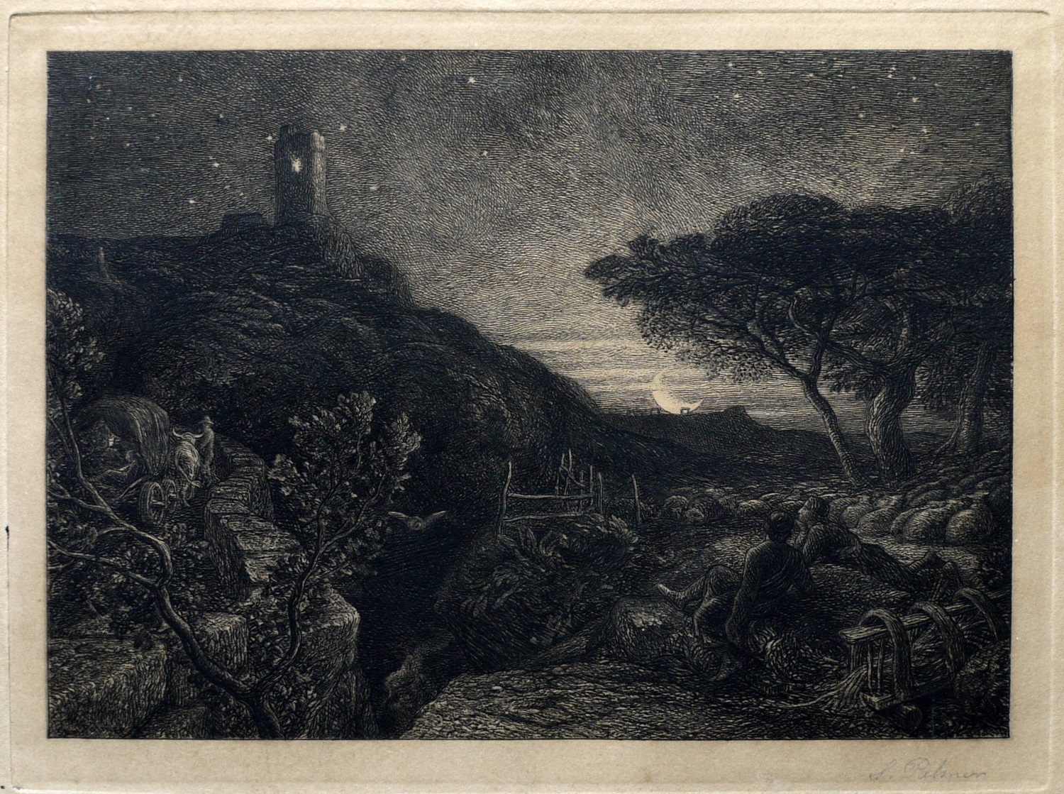 Samuel Palmer – The Lonely Tower (Lister 12)
