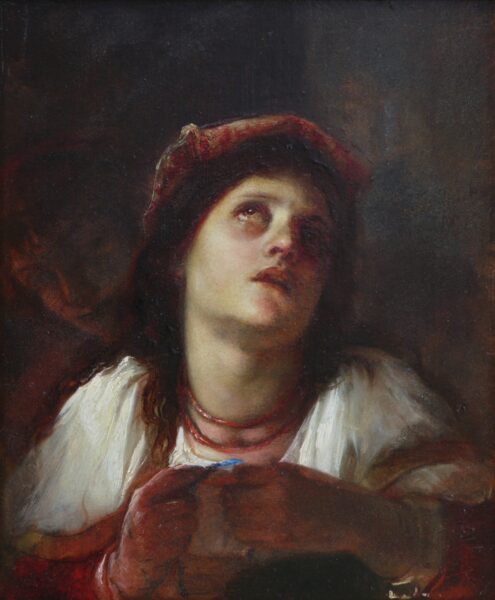 Continental School (19th Century) – Repentant Magdalene