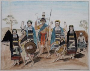 British School (19th early 20th c.) – Native Naga Musicians