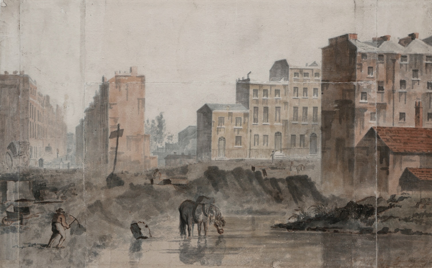 John Nixon – Terraces at Regents Park (c.1816)