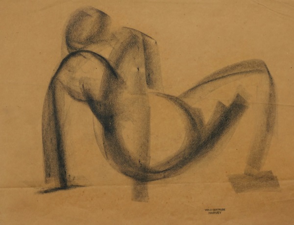 Viola Gertrude Harvey – Woman Leaning Back To Ground (1930s)