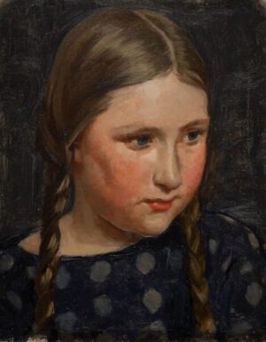 Alethea Garstin – Portrait of Mary Leonora Perceval (aged 13)