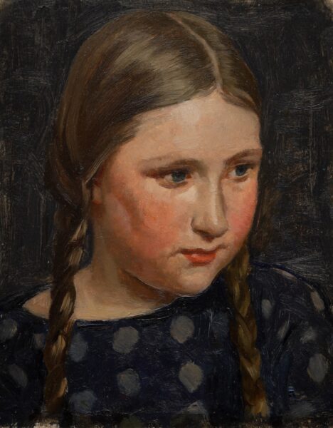Alethea Garstin – Portrait of Mary Leonora Perceval (aged 13)
