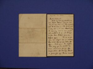 Samuel Palmer – Letter No1