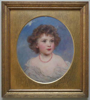 James Sant – Portrait of “Sybil” The Daughter of a Famous Cricketer