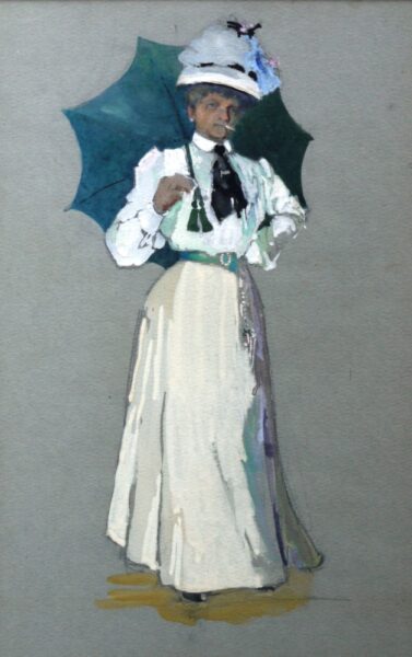 British School (Circa 1910) – Suffragette Smoking