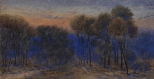 Wilhelm (William) Westhofen – Sunset in the Wood