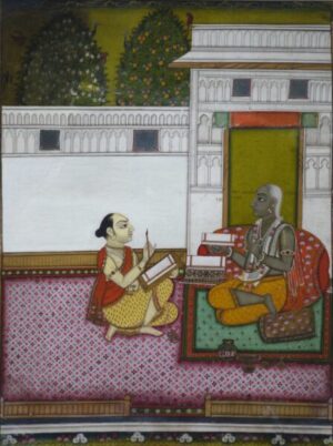 Jaipur, India (c.1800) – A Teacher with his Pupil