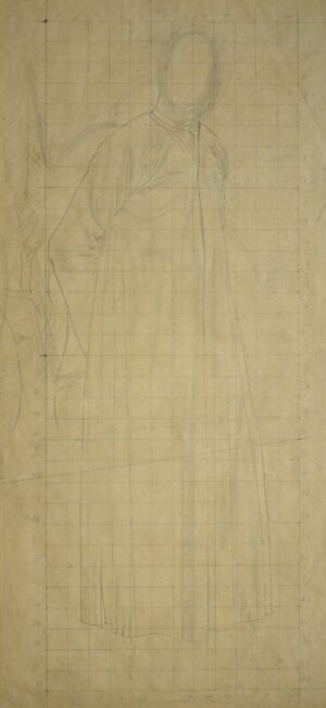 Winifred Knights – Figure Study, ‘Scenes from the Life of St Martin of Tours’, circa 1929