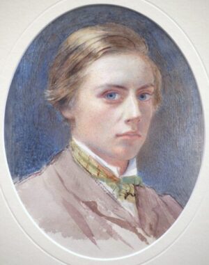 Sir William Blake Richmond – Self Portrait (age 21)