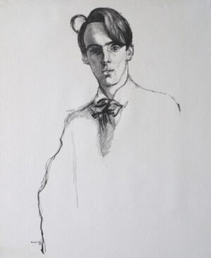 Sir William Rothenstein – Portrait of William Butler Yeats