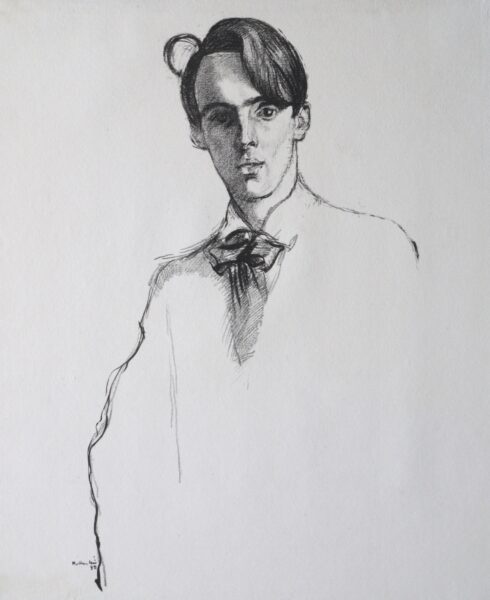 Sir William Rothenstein – Portrait of William Butler Yeats