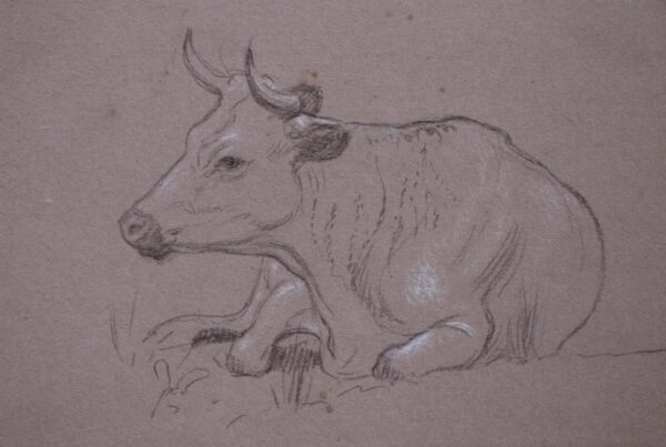 John Linnell – Sketch of a Cow