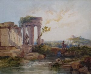 Richard Principal Leitch – A Scene in Tivoli 1860
