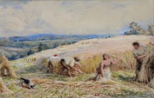 John Linnell – Harvesting Time, Redhill 1862