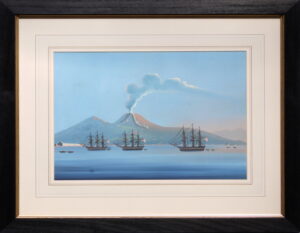 Neapolitan School, (19th c.) – British War Ships Anchored off the Bay of Naples