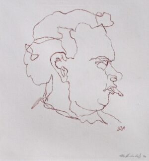 Hugh Oloff de Wet – Portrait of Dylan Thomas