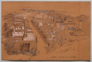 George Derville Rowlandson – The Canary Isles – Puerto Orotava – etc / 5 Drawings
