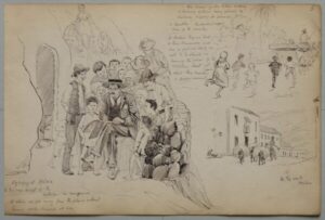 George Derville Rowlandson – The Canary Isles – Sketching at Atalaia – etc / 6 drawings