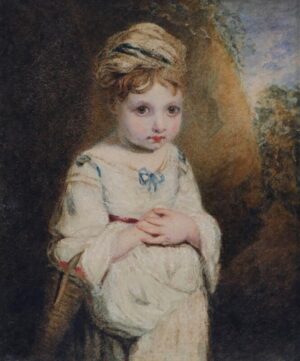 British School (First half 19th Century) The Strawberry Girl – After Sir Joshua Reynolds