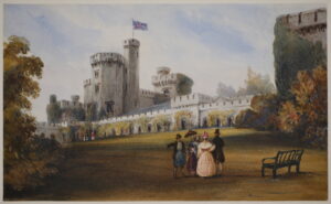 Conrad Martens – Figures Conversing in the grounds of East Cowes Castle, Isle of Wight