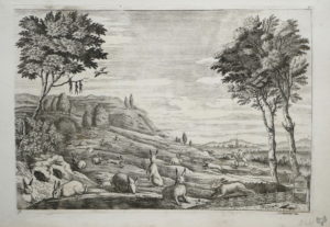 Francis Barlow – A Colony of Rabbits on a Hillside