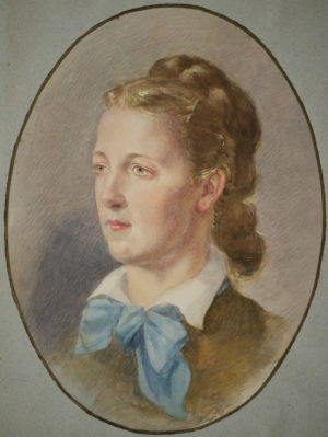 John Everett Millais – Portrait of Effie Gray James (née Millais, 1875)