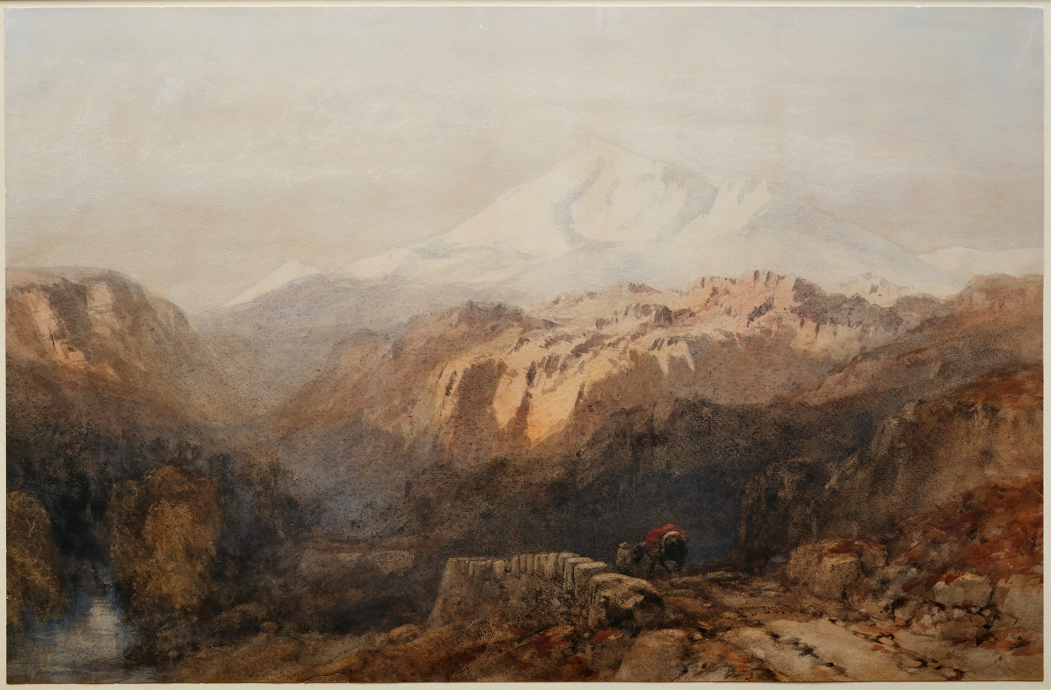 William Evans of Bristol – View of Mount Snowdon