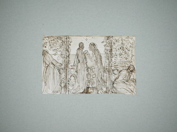 James Smetham – Dante and Beatrice