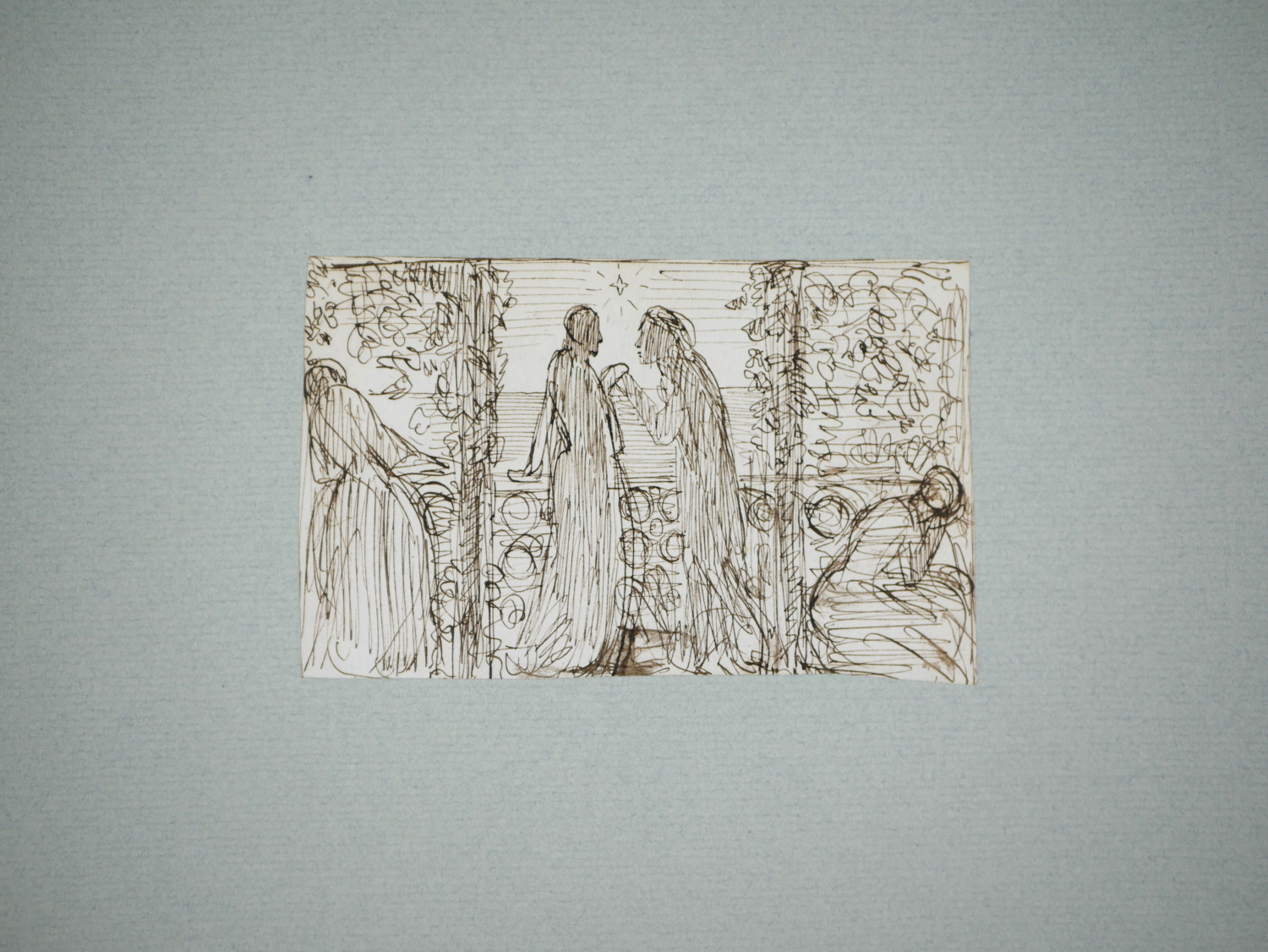 James Smetham – Dante and Beatrice
