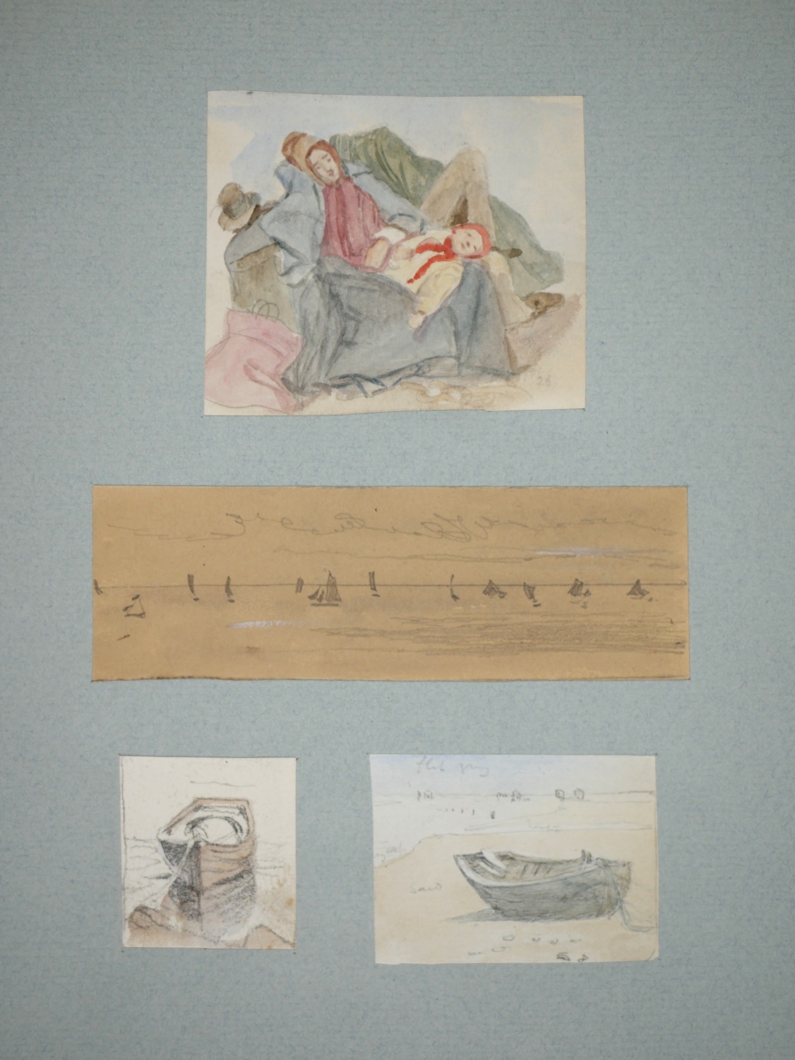 James Smetham – Marine Sketches