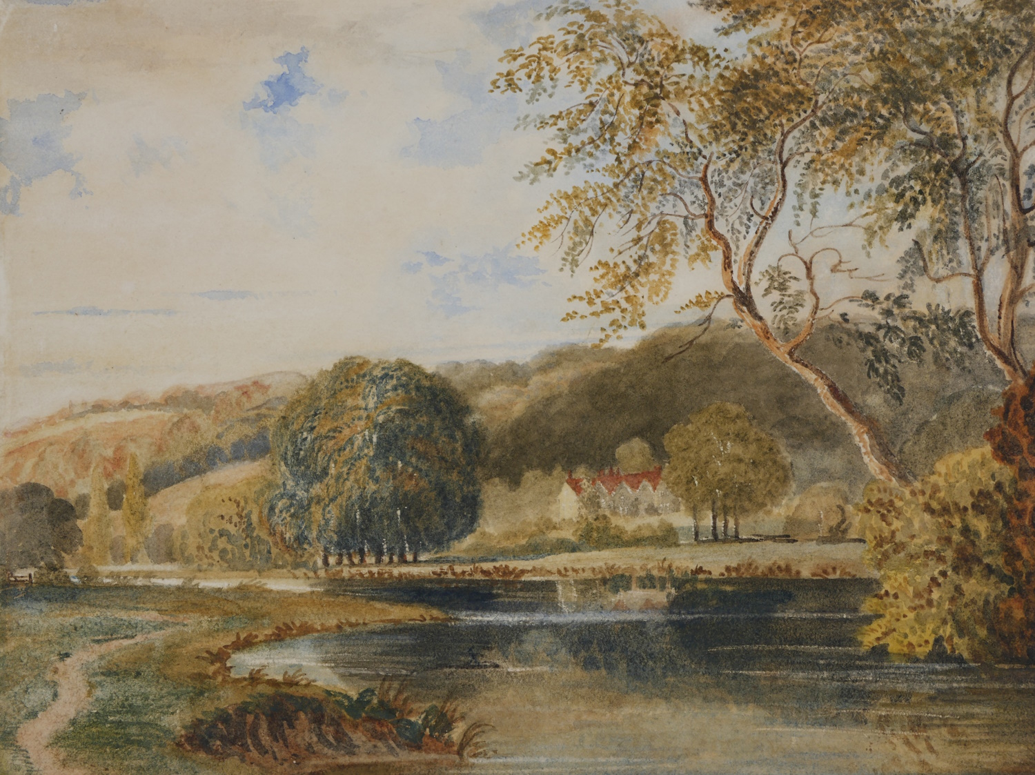 British School (Oxford, 1837) – Hardwick House, the Seat of Philip Lybbe Powys Esq