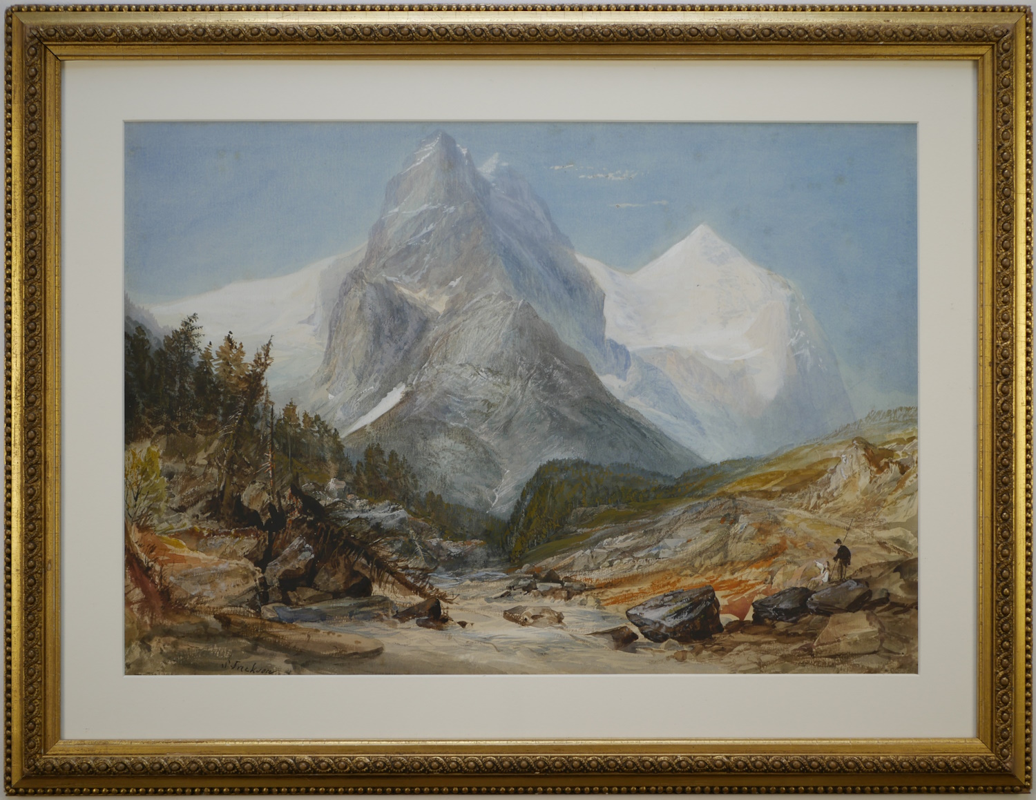 Samuel Jackson – View of Welhorn in the Bernese Oberland