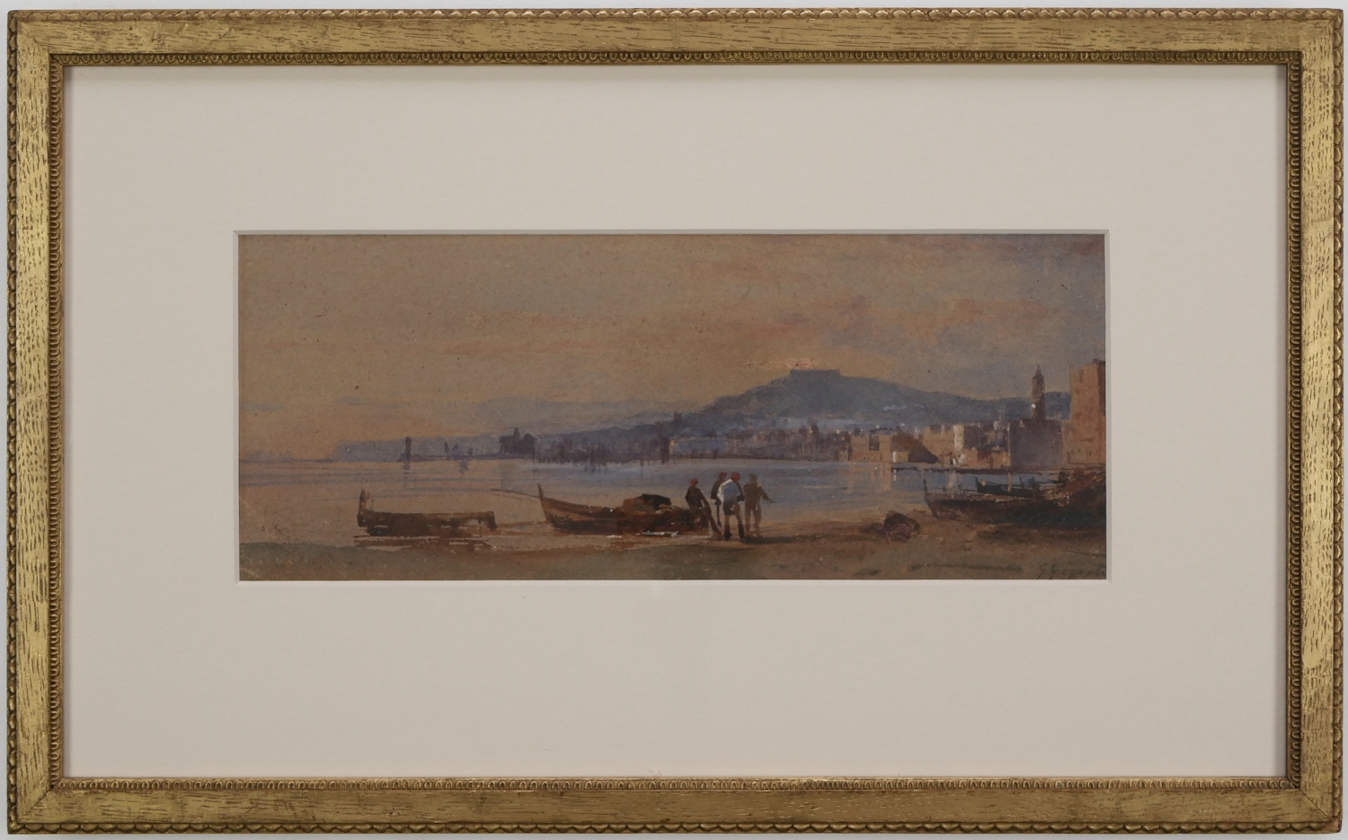 Giacinto Gigante – View of Naples from Marinella