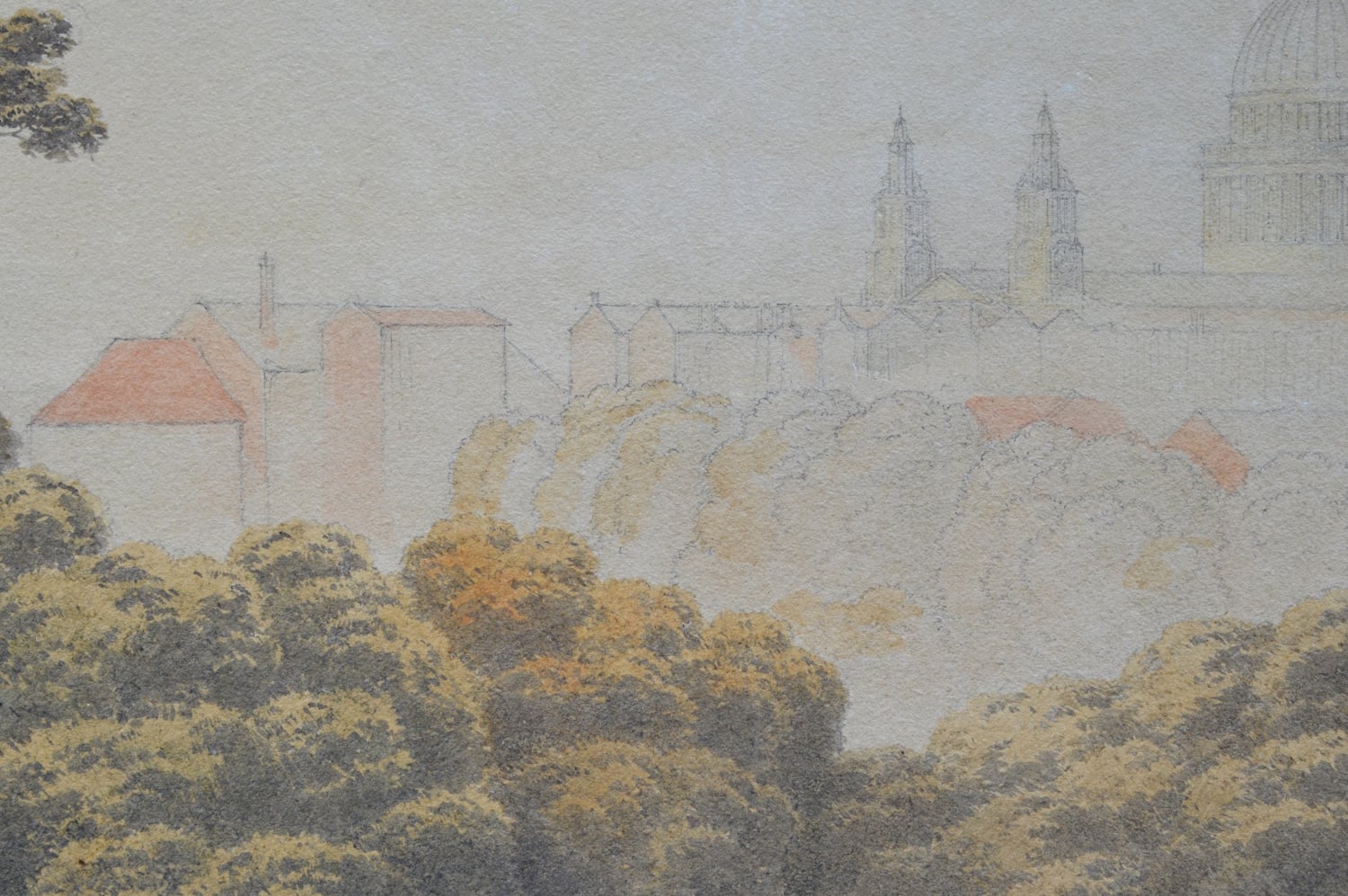 David Thomson - A View of St. Paul’s Cathedral from Lambeth Marsh 1807 - Image 11