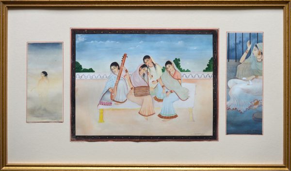 M. D. Natesan (Bengal School, 1915-16) – The Music Party