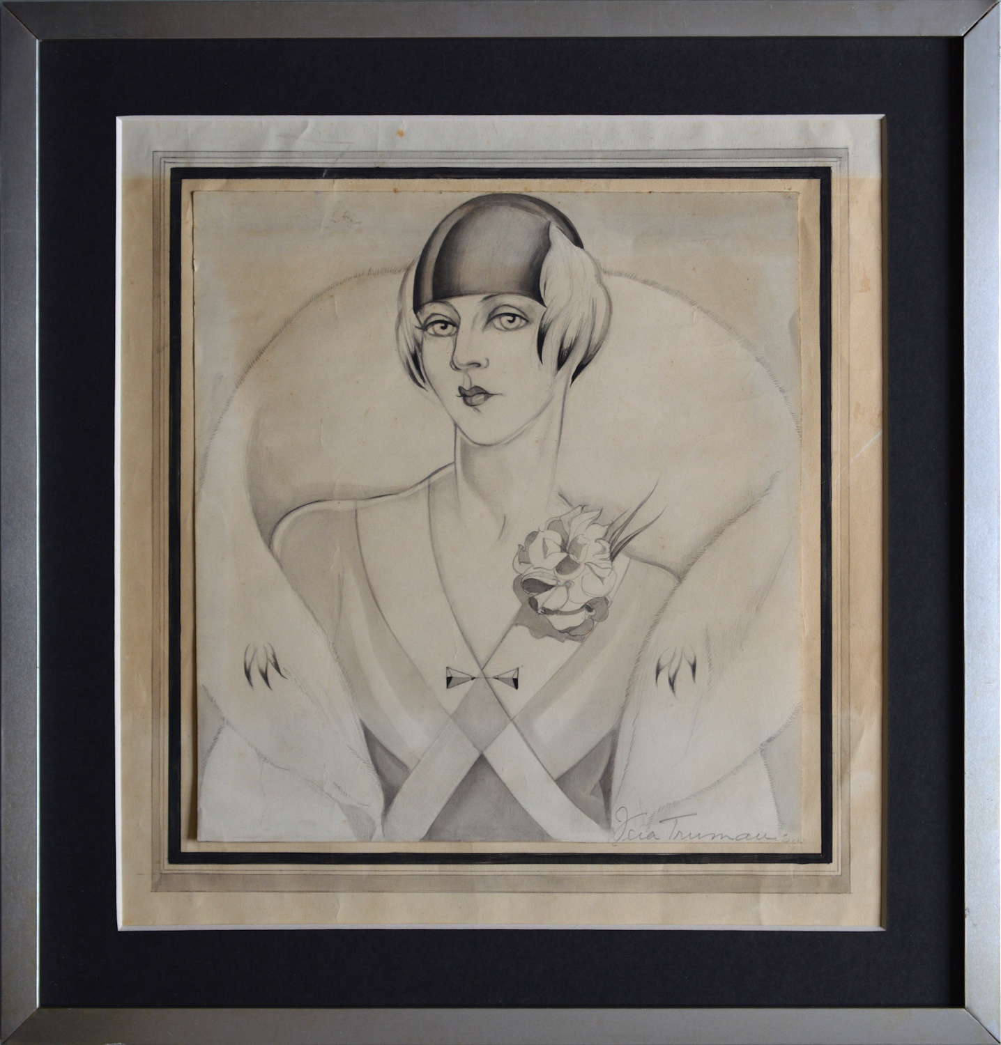 Vera Truman – Stylish 1920s Portrait of a Woman Wearing a Cloche Hat